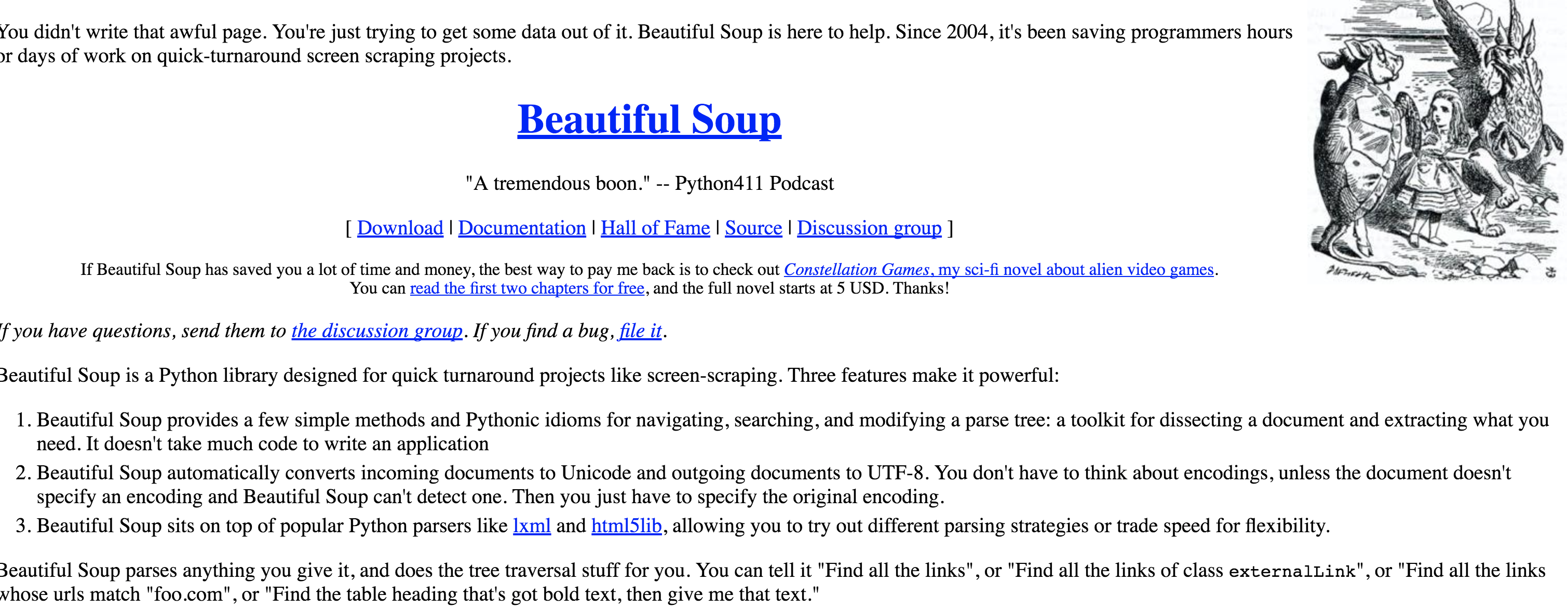 Beautiful Soup